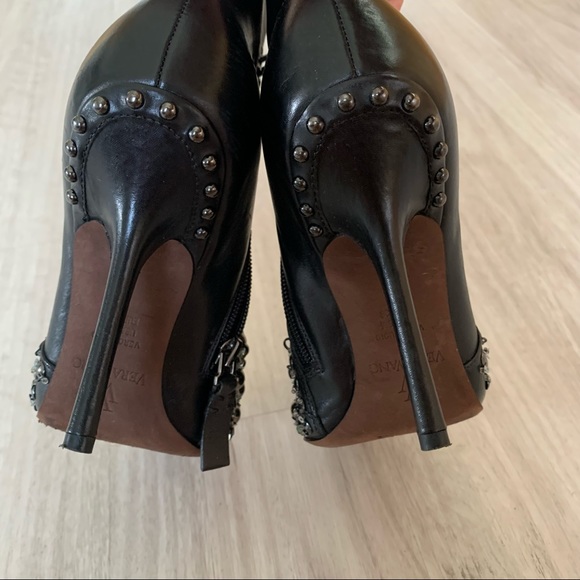 Vera Wang Beacon Jeweled Leather Bootie - Picture 10 of 13